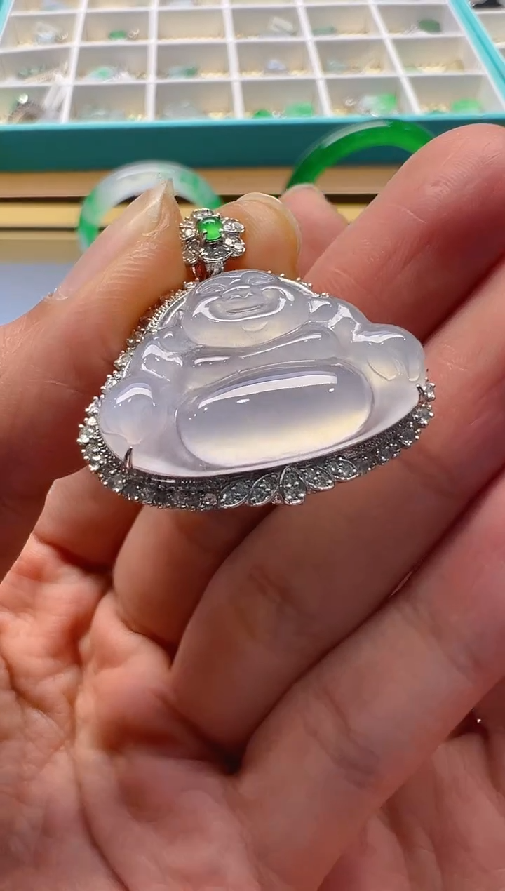 【闪购商品】翡翠吊坠(不含链)18K金镶嵌多样性团购发一件