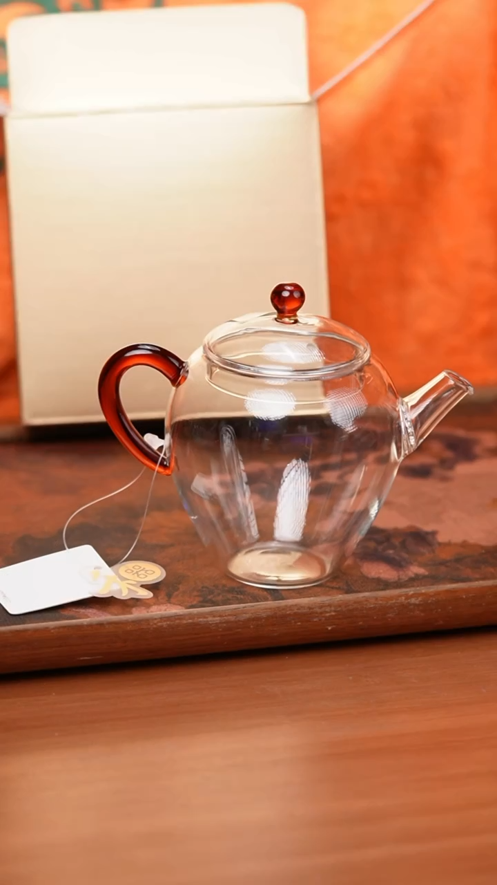 【闪购商品】禾器/晶彩文巧壶/琥珀色