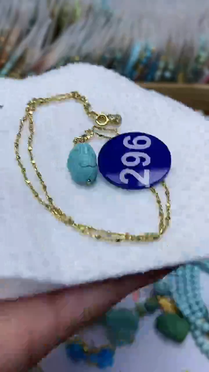 【闪购商品】绿松石项链银S925镶嵌296