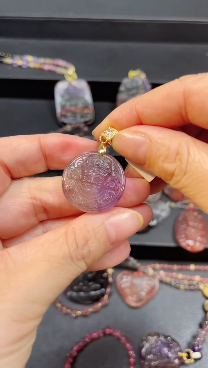未镶嵌颈饰水晶【百晶灵儿】定制款