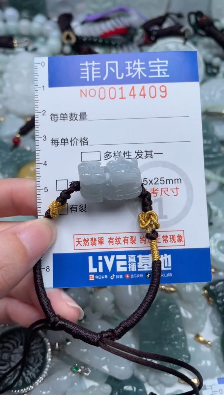 颈饰未镶嵌翡翠14409