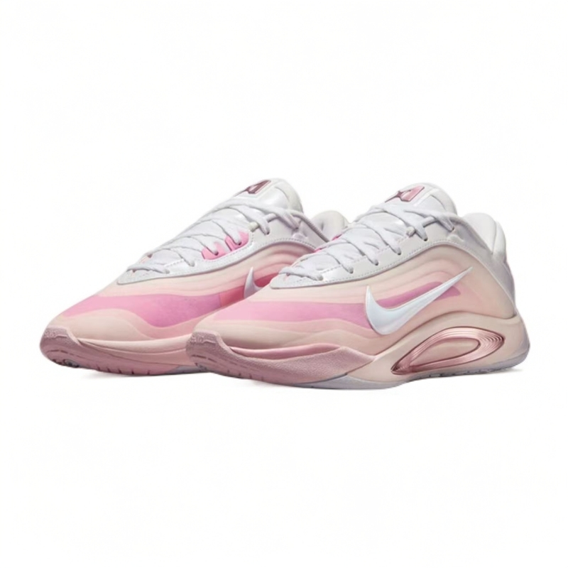 【西安利和体育正品保证】NIKE A'ONE EP 粉色男女篮球鞋FZ8606-101