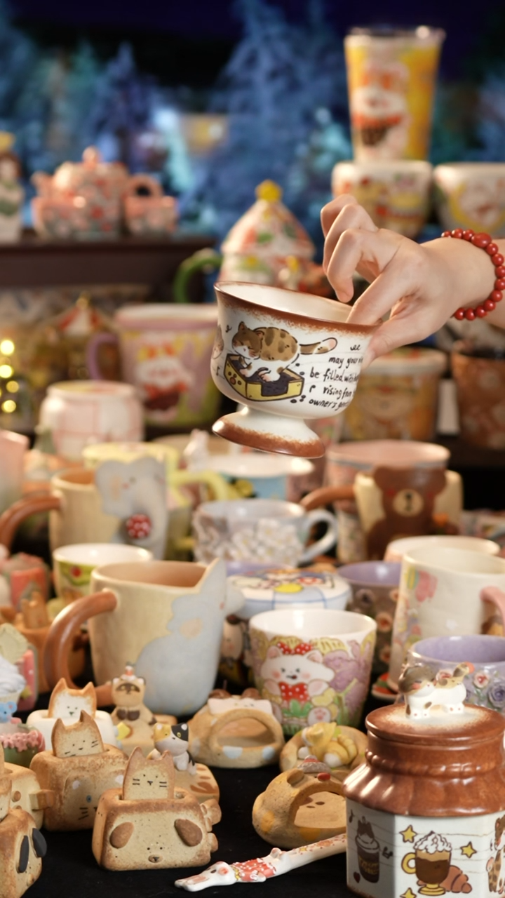 其他陶景德镇釉下彩手绘设计师款陶瓷