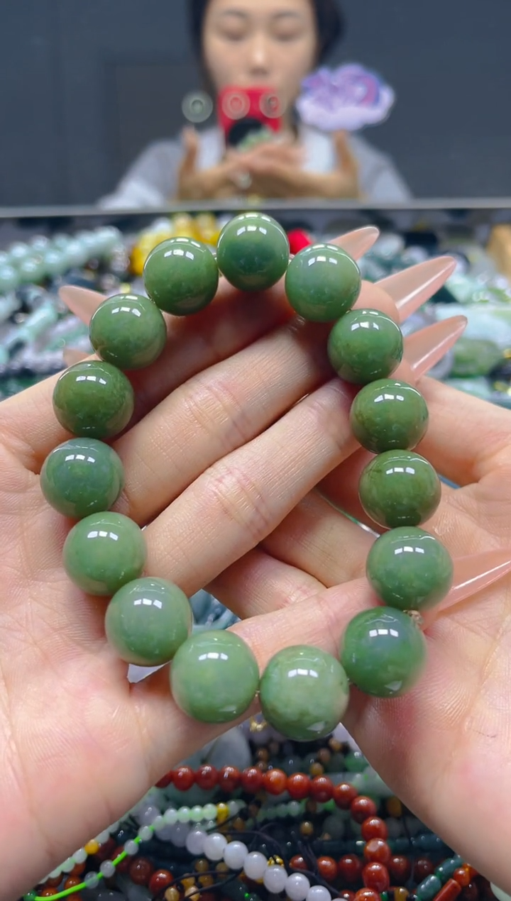 颈饰未镶嵌翡翠13MM