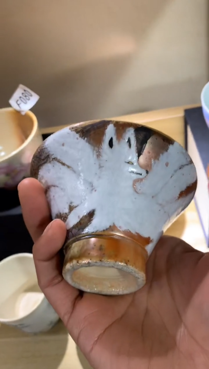 【闪购商品】拾泥手绘九尾狐主人杯