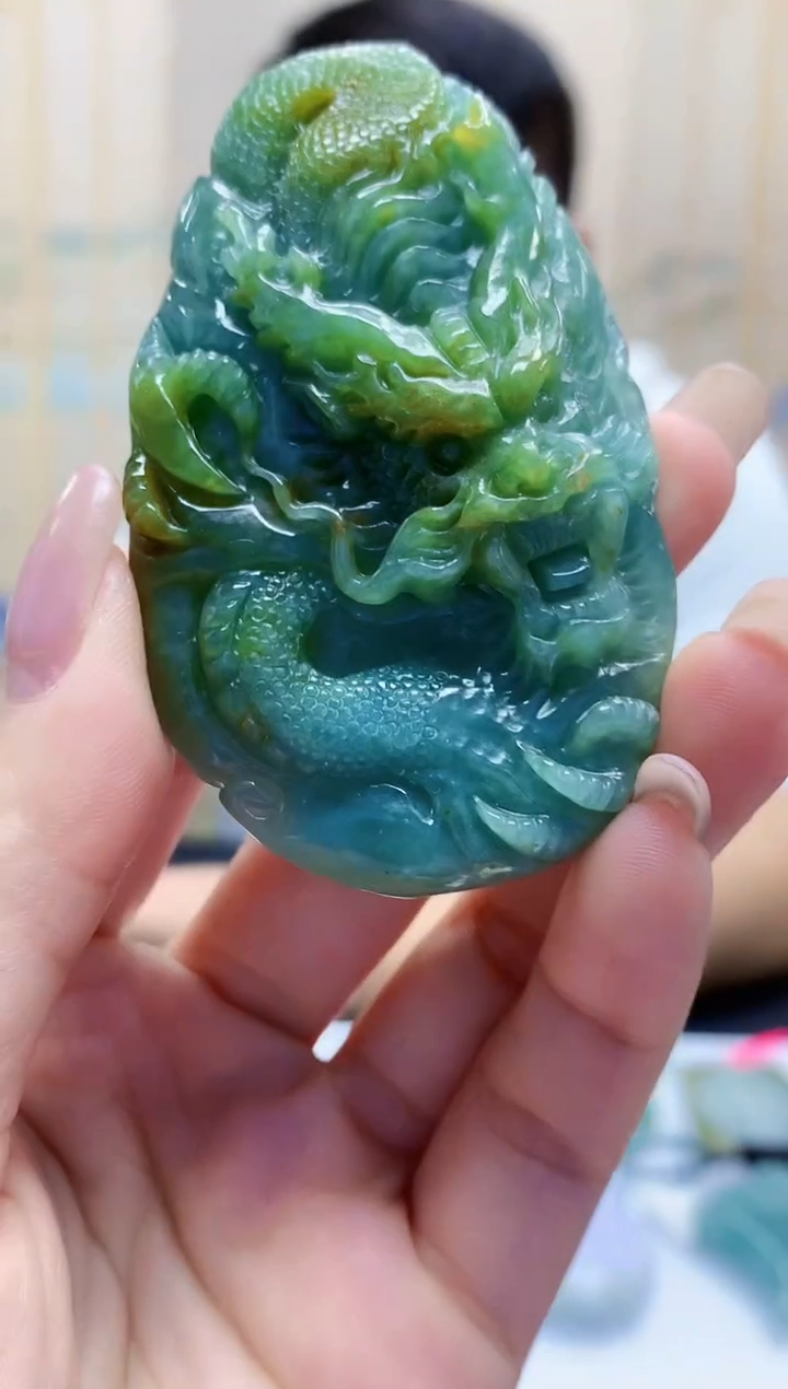 定制翡翠未镶嵌4925lr-毛货挂件92