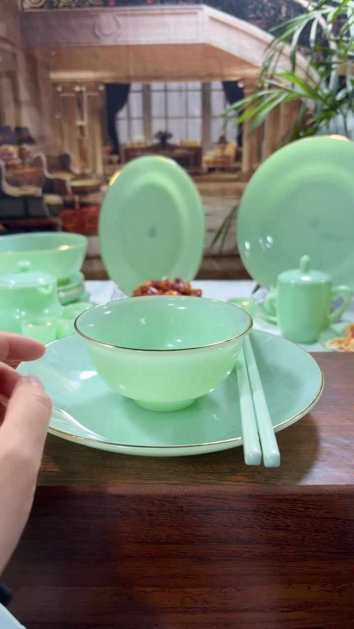 【闪购商品】.10双筷子10个盘子10个4.5