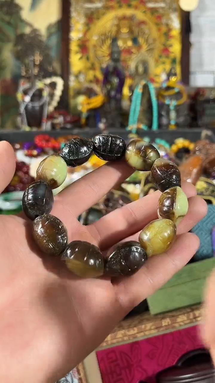 未镶嵌琥珀手链品凡精品直播蜜蜡手串