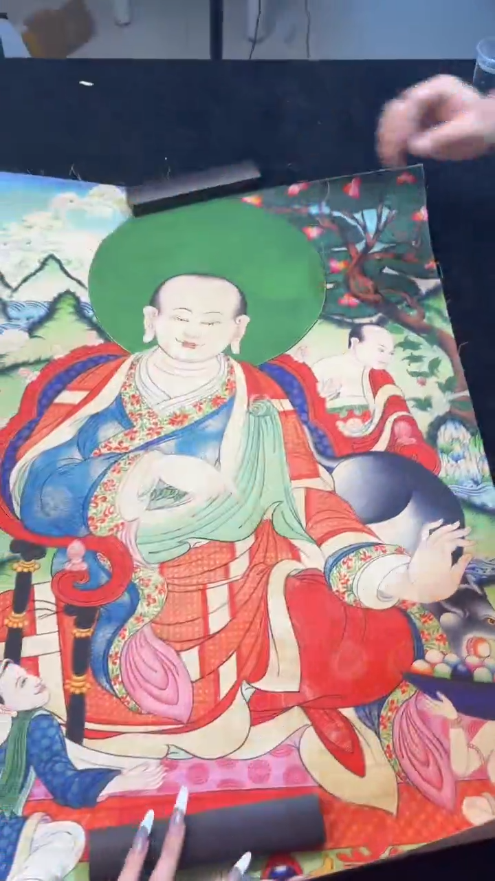 装裱画精美唐卡作品TK16031