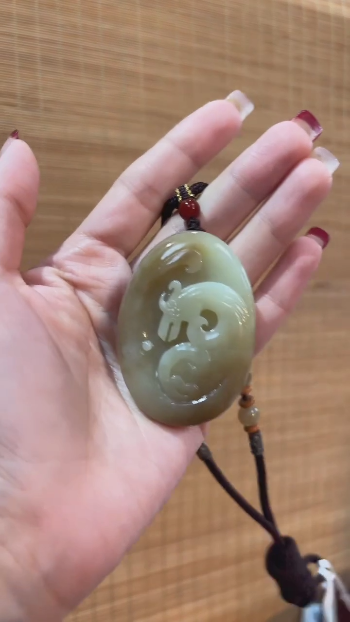 【闪购商品】和田玉吊坠未镶嵌马牌
