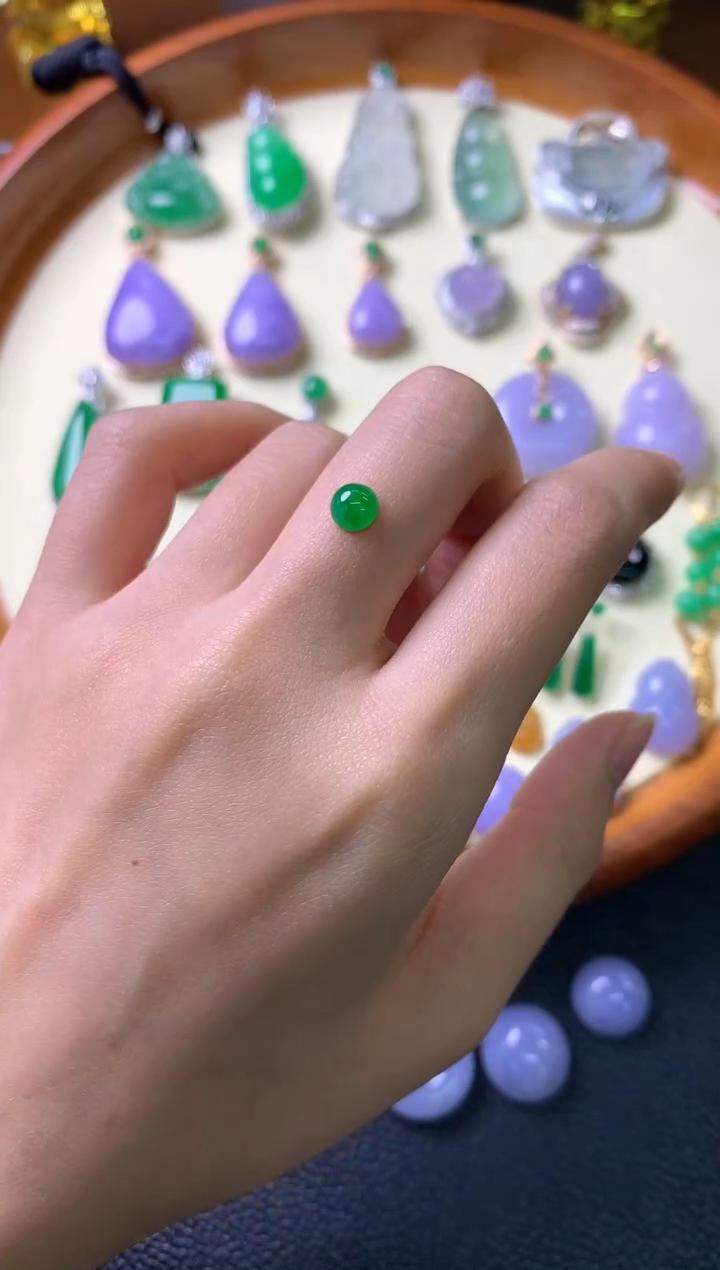 【闪购商品】定制翡翠未镶嵌裸石（镶嵌定制）