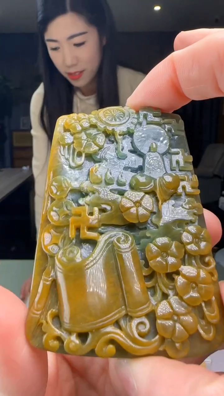 【闪购商品】翡翠吊坠(不含链)未镶嵌DY@@960Q3J15192