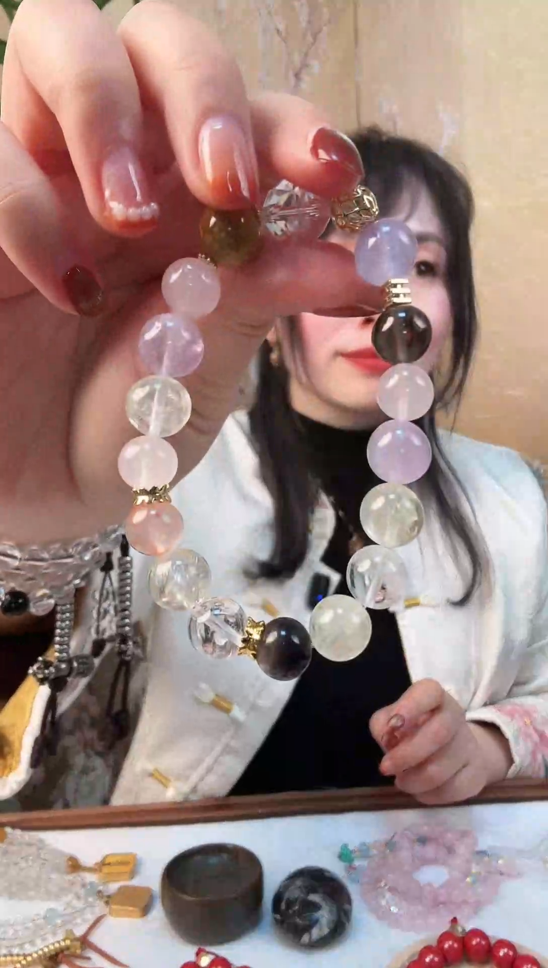 未镶嵌手链水晶黄虎眼胭脂手串