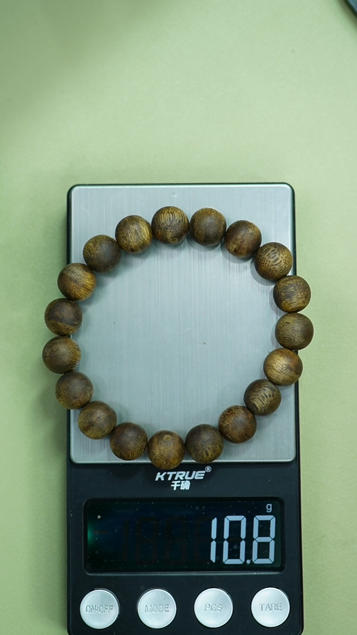 【闪购商品】沉香木手串11mm圆珠单圈10g+