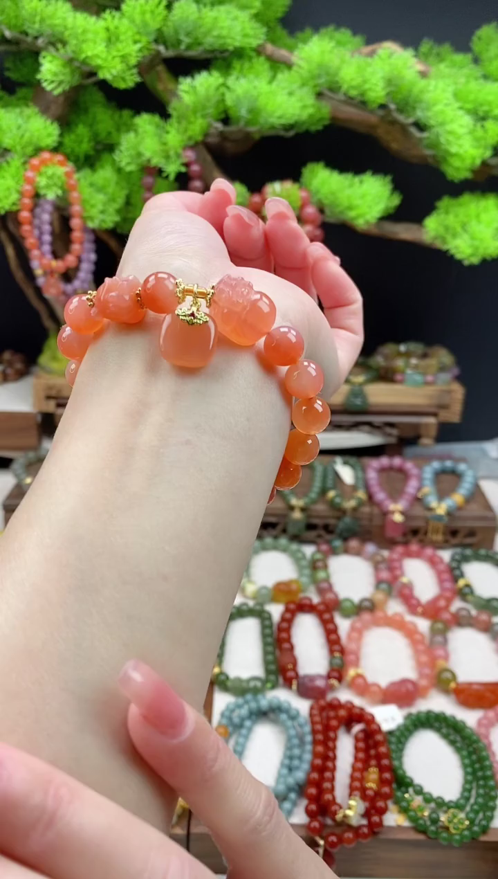 【闪购商品】玛瑙手饰未镶嵌凤九99999