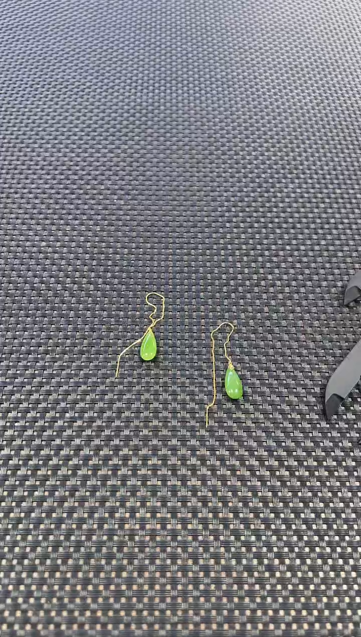 颈饰18K金镶嵌和田玉（多样性发一件）5