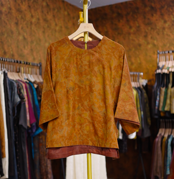 【笼香】新中式国风复古百搭气质端庄小衫上衣女961