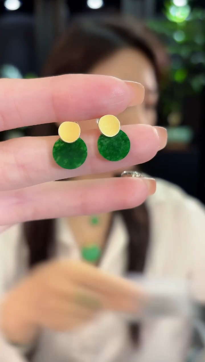 未镶嵌翡翠耳饰缅甸A货/多样性发货/一件