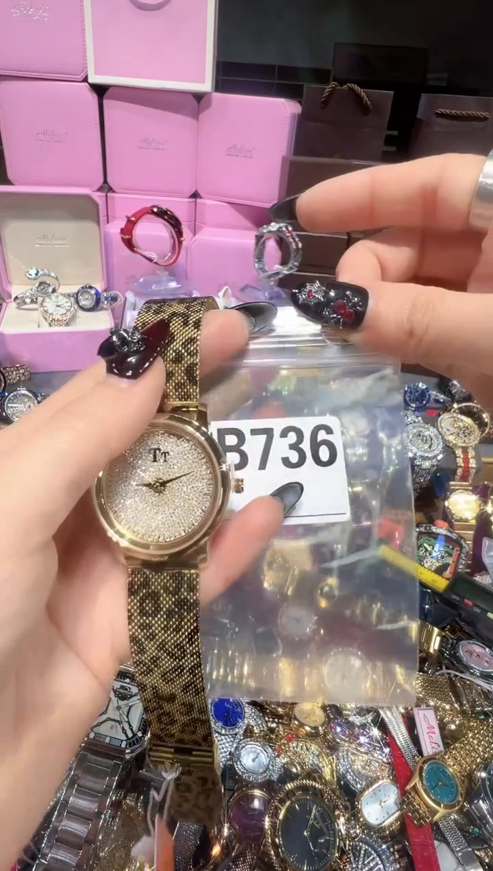 石英机芯不锈钢不锈钢直播定闪专用