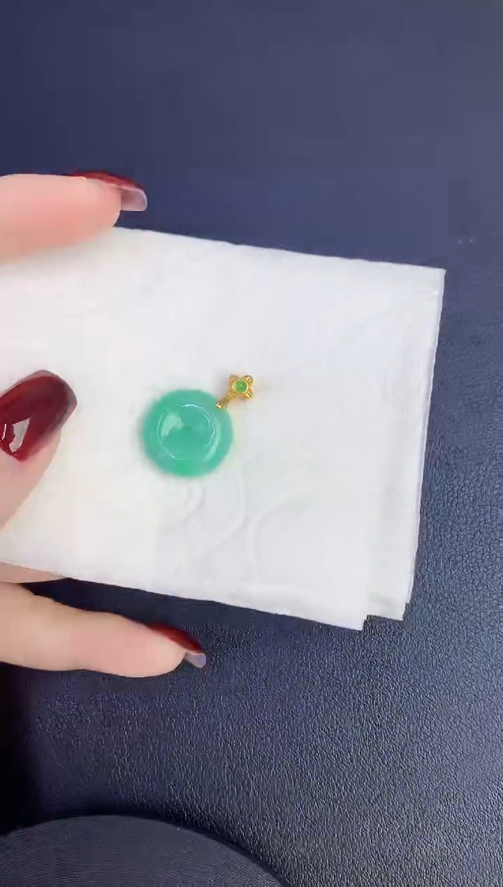 颈饰未镶嵌翡翠缅甸天然翡翠a货
