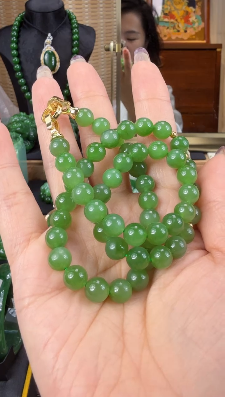 【闪购商品】和田玉（碧玉）项链未镶嵌 