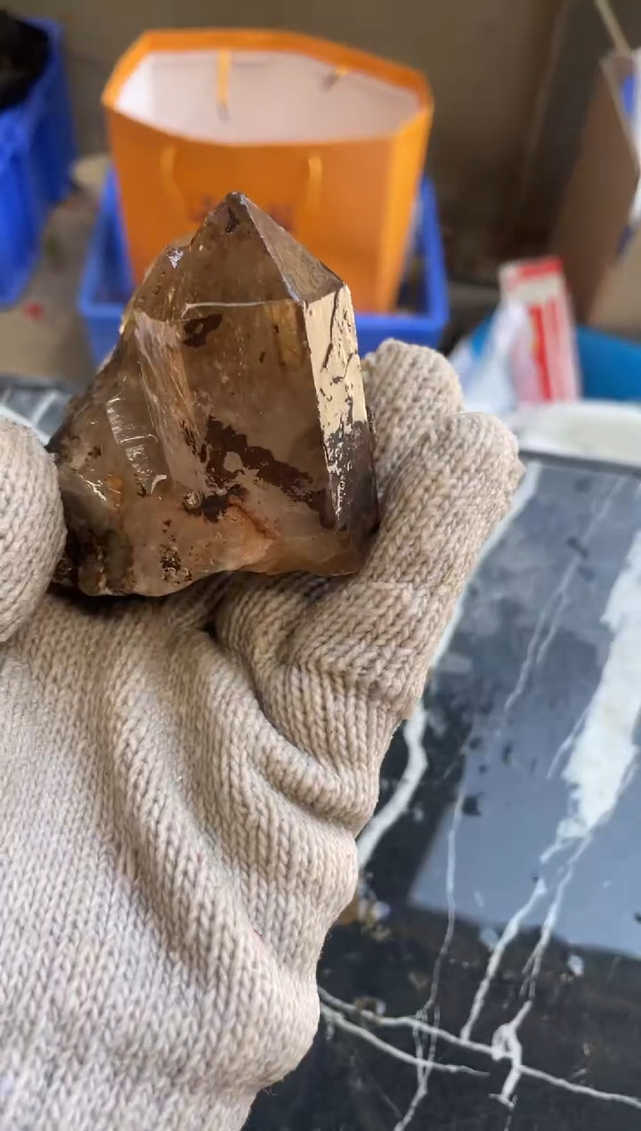 【闪购商品】烟晶原石未镶嵌天然茶水晶原石摆件