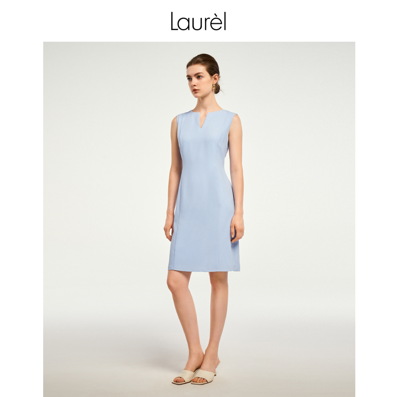 【粉丝专享】Laurel春夏经典别致圆领连衣裙LWD341Y05800