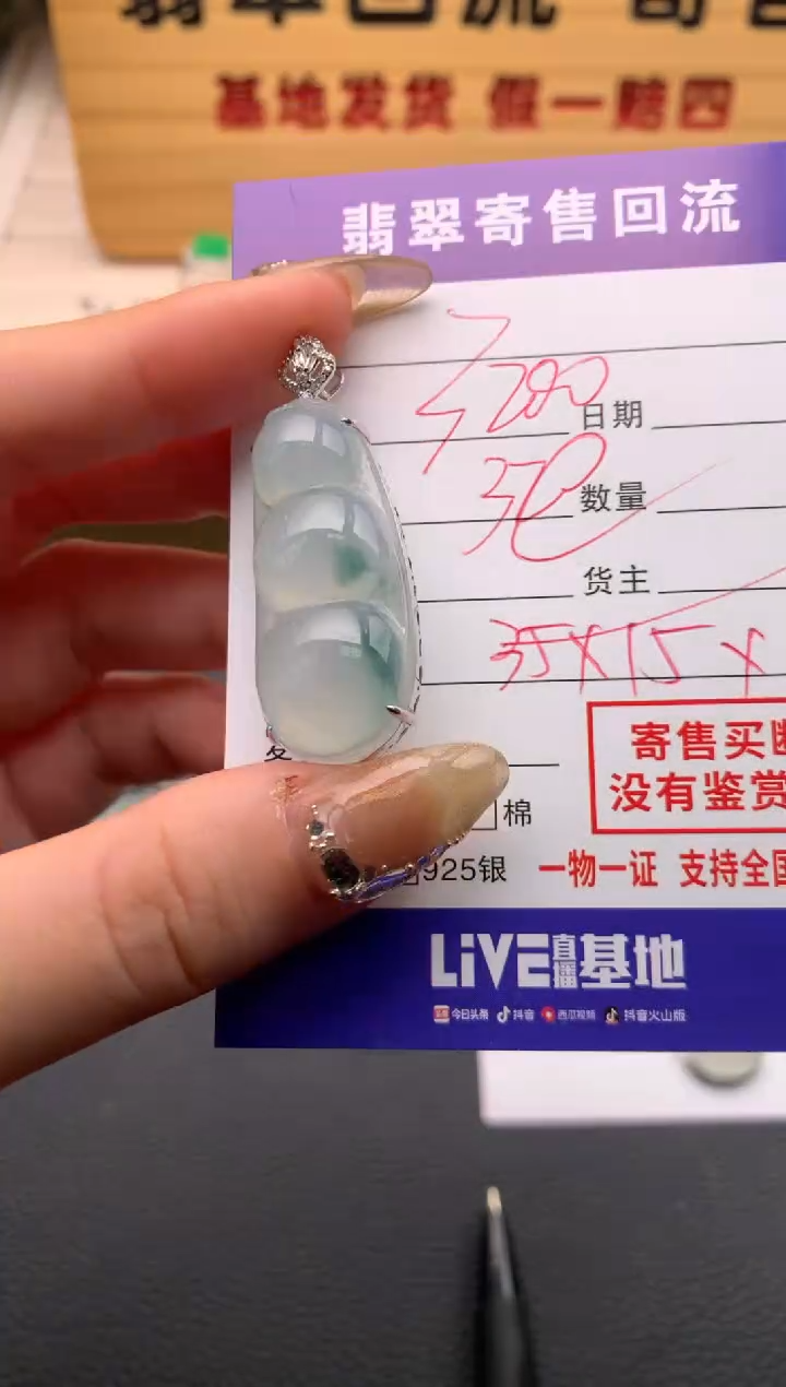 【闪购商品】翡翠颈饰18K金镶嵌21009668