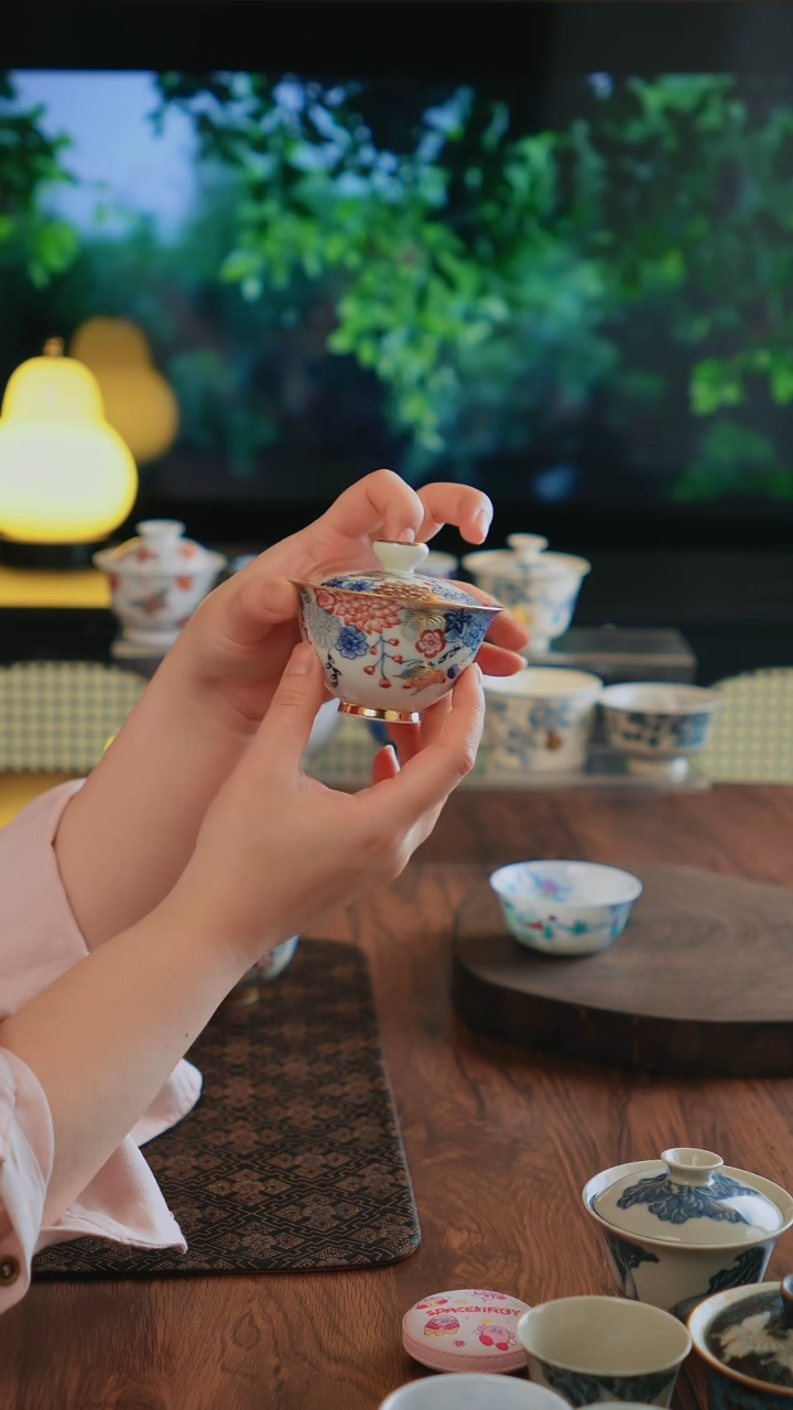 雨溪山房 景德镇手绘主人杯