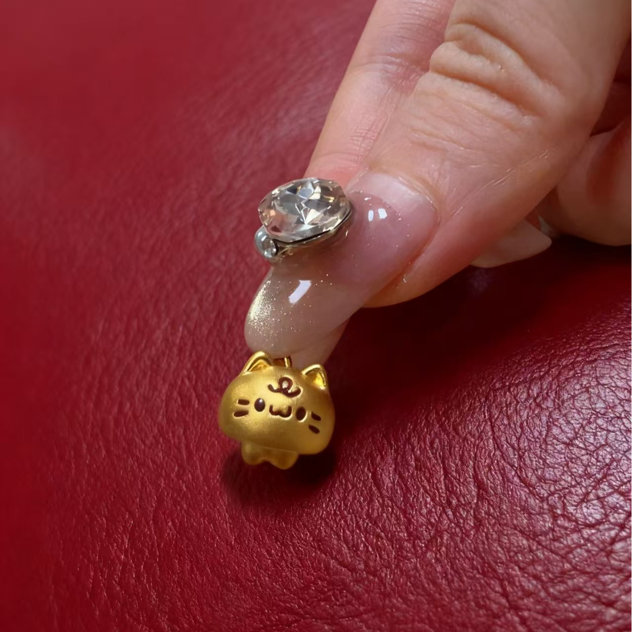 金之之黄金（足金999) 躲猫猫  珐琅彩 吊坠