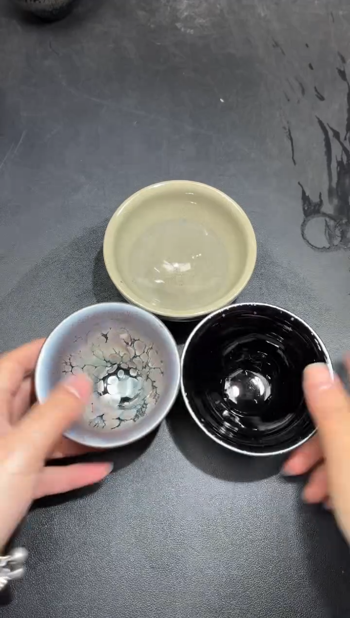 茶盏190三只微瑕              