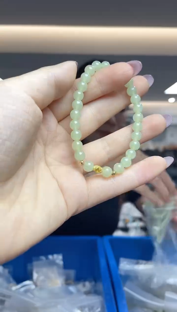 手串未镶嵌和田玉（多样性发一件）