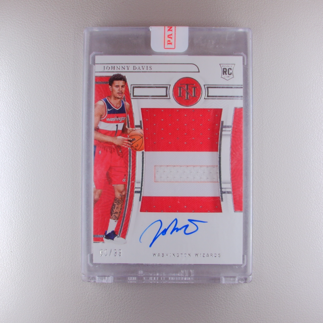 国宝 99编 约翰尼戴维斯 帕尼尼NBA国宝手提签字球星卡