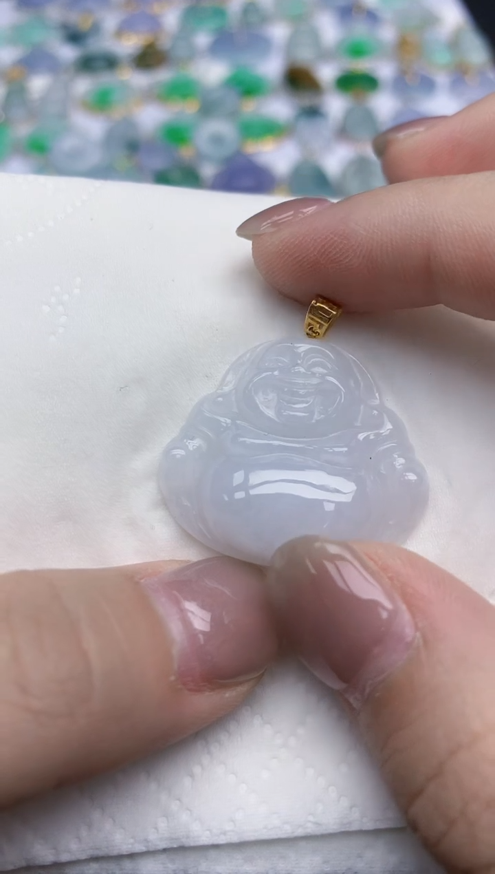 【闪购商品】翡翠颈饰未镶嵌天然翡翠A货