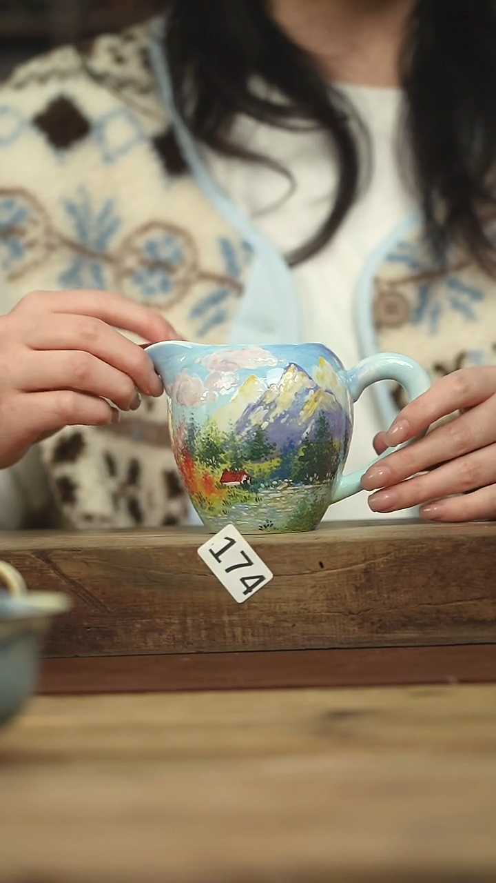 设计师手作款！！石一公道杯