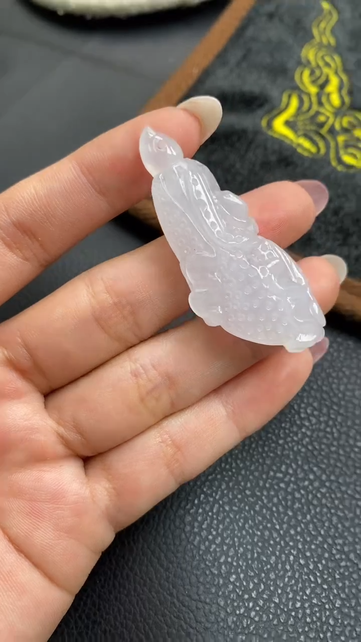 未镶嵌定制翡翠俏黄白冰胶白菜