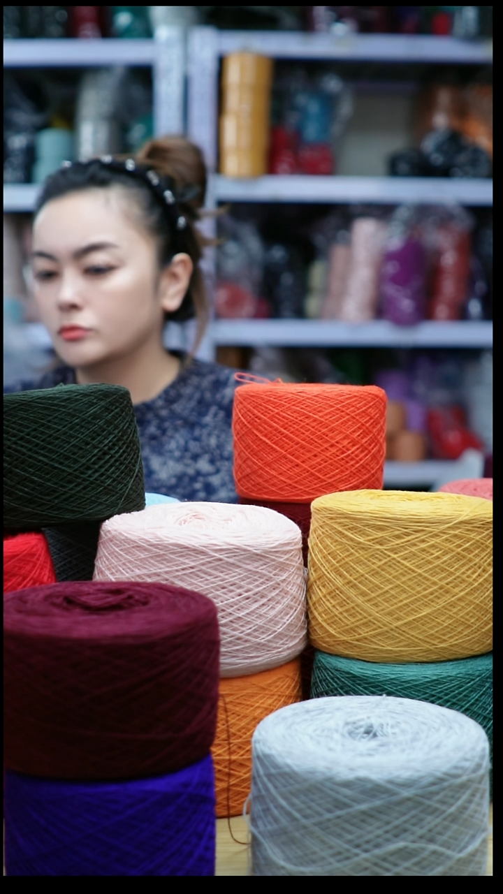 羊绒欢姐手编线D966