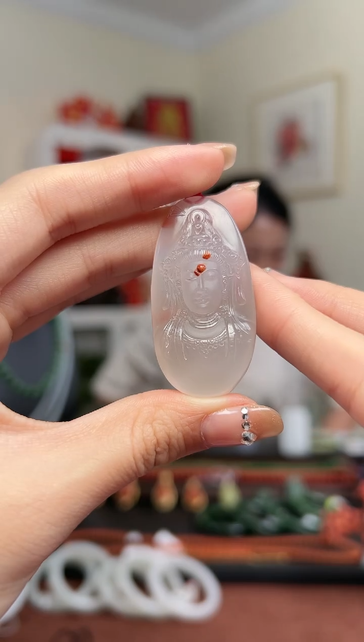 【闪购商品】南红玛瑙02-未镶嵌南红观音46*23*14mm