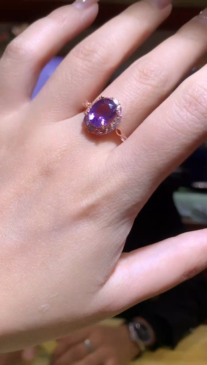 未镶嵌戒指水晶【宝石世家严选】