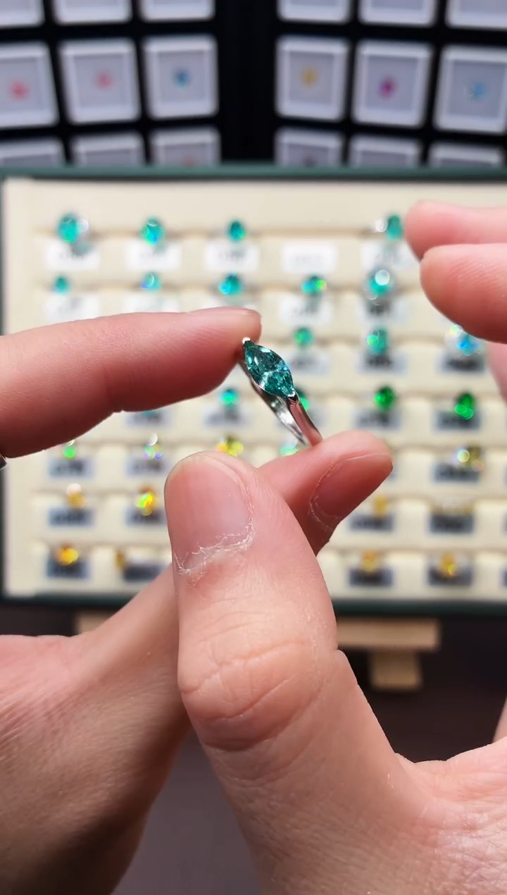 银S925镶嵌戒指碧玺799