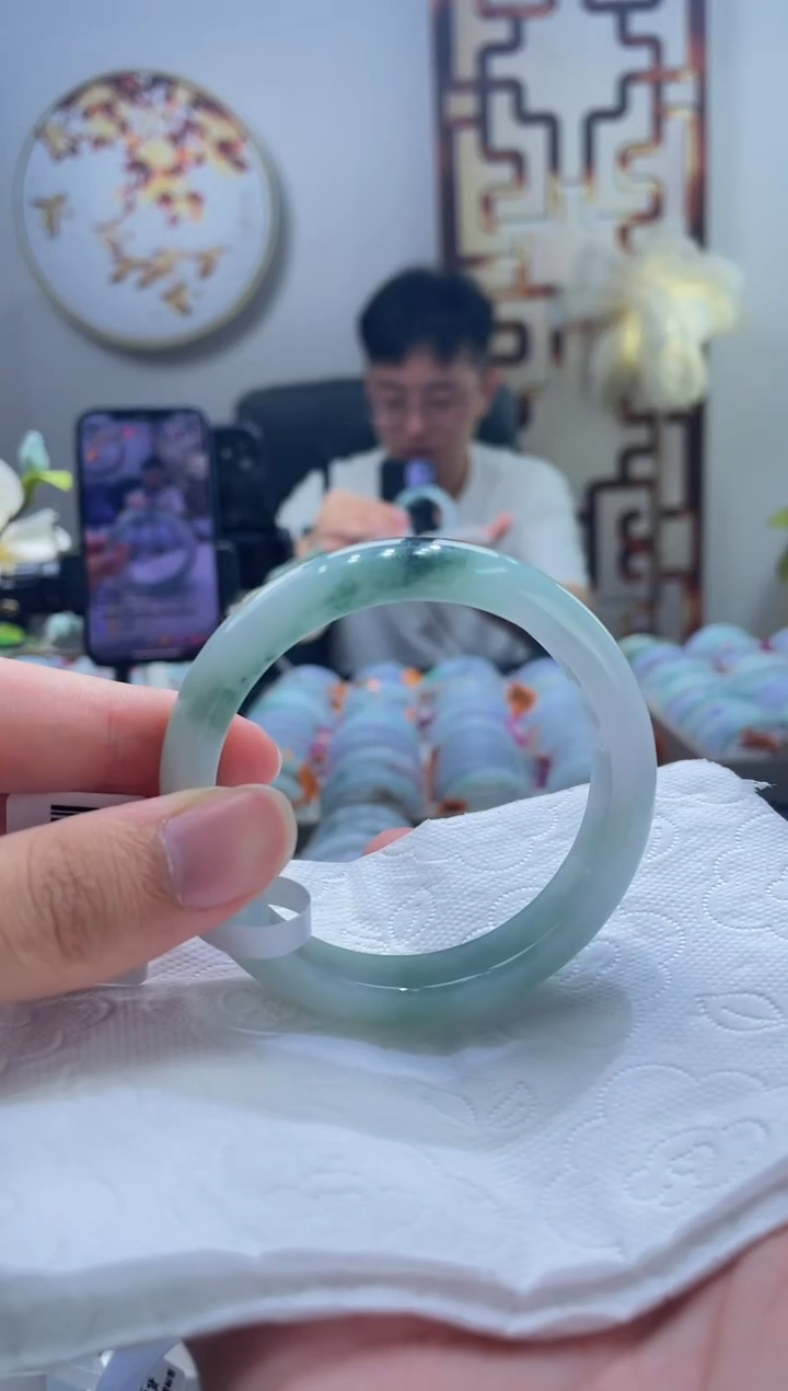 未镶嵌手镯翡翠228-55