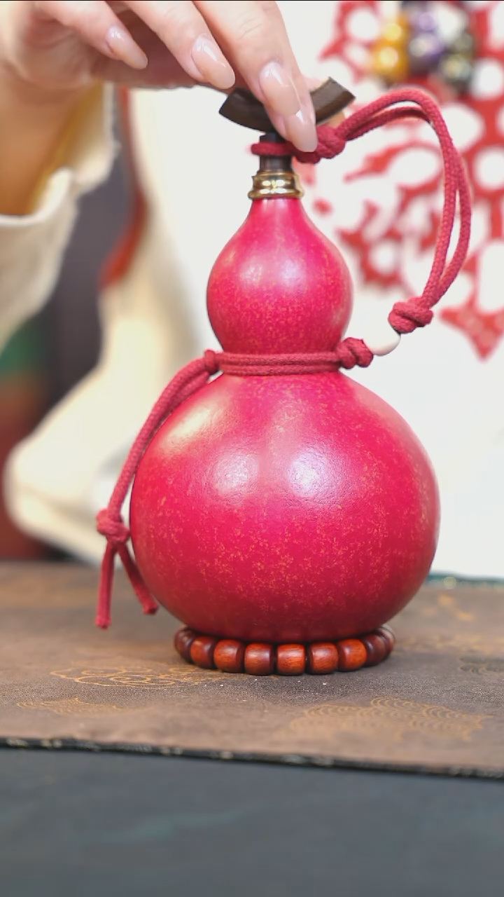 【闪购商品】DD230大漆酒葫芦不包手串及旋转底座