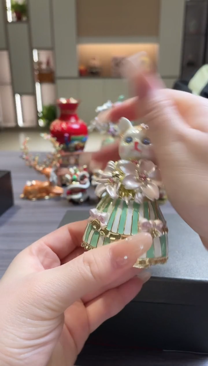 七宝烧珐琅彩首饰盒