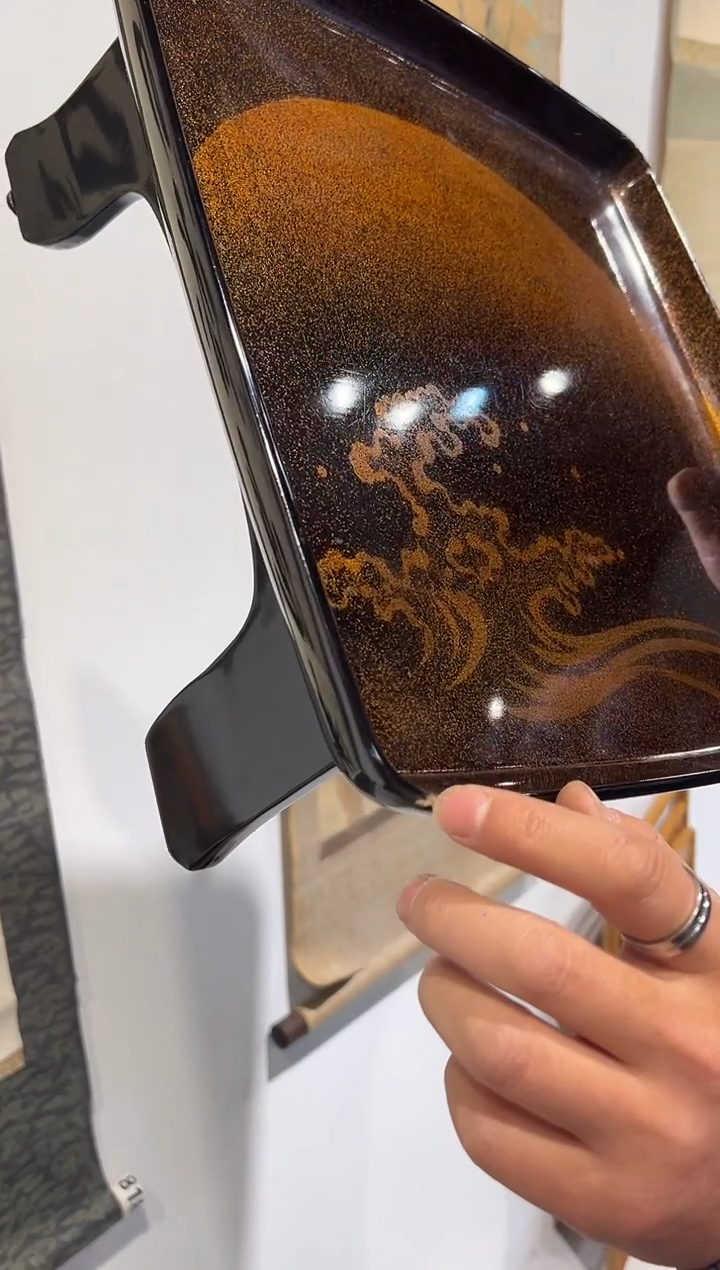 金梨地 茶台（微瑕）