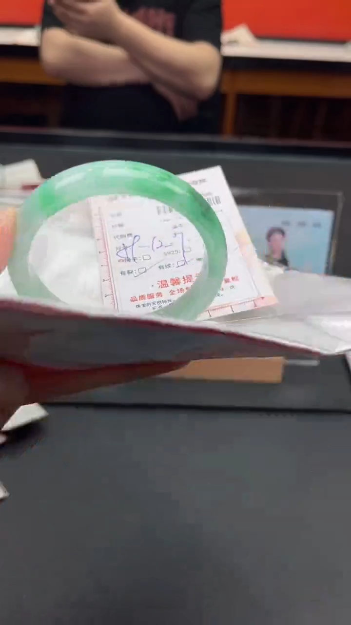 【闪购商品】定制翡翠未镶嵌天然缅甸翡翠手镯306