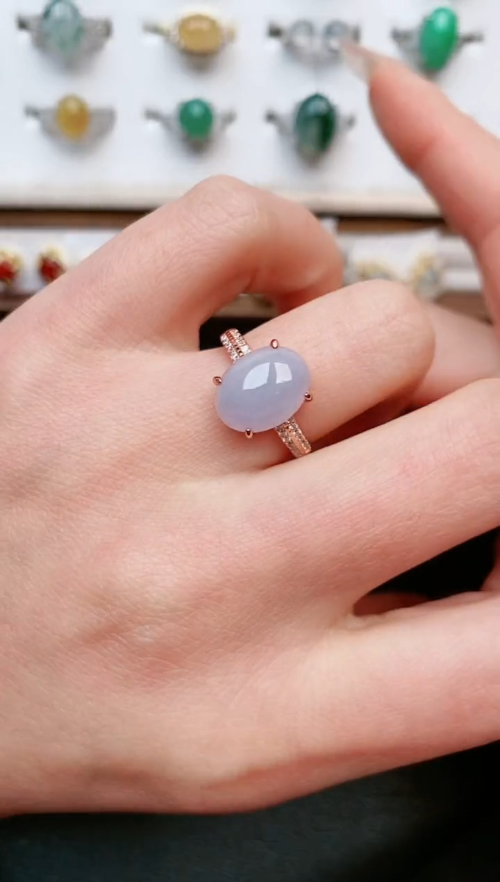 【闪购商品】翡翠戒指银S925镶嵌....