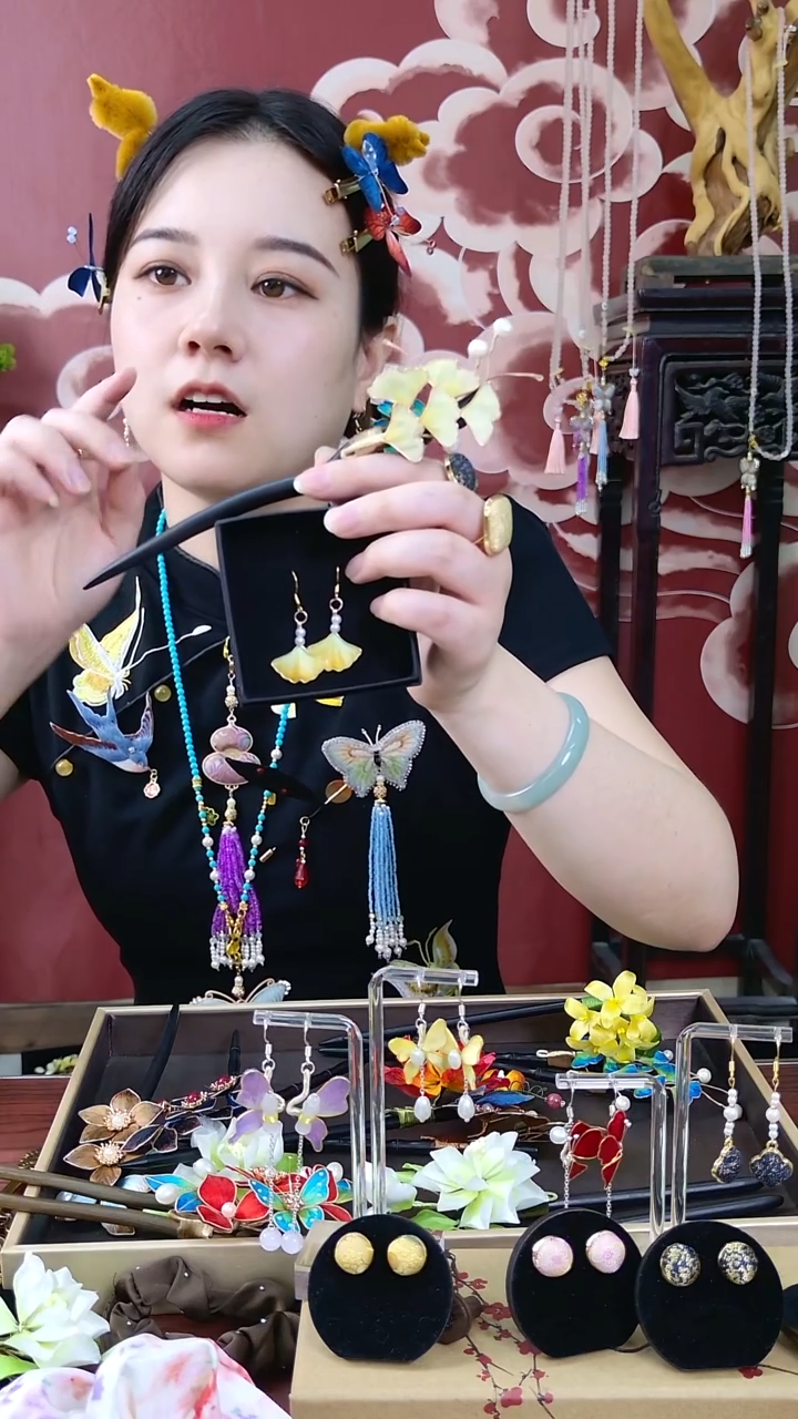 刺绣非遗绒花002