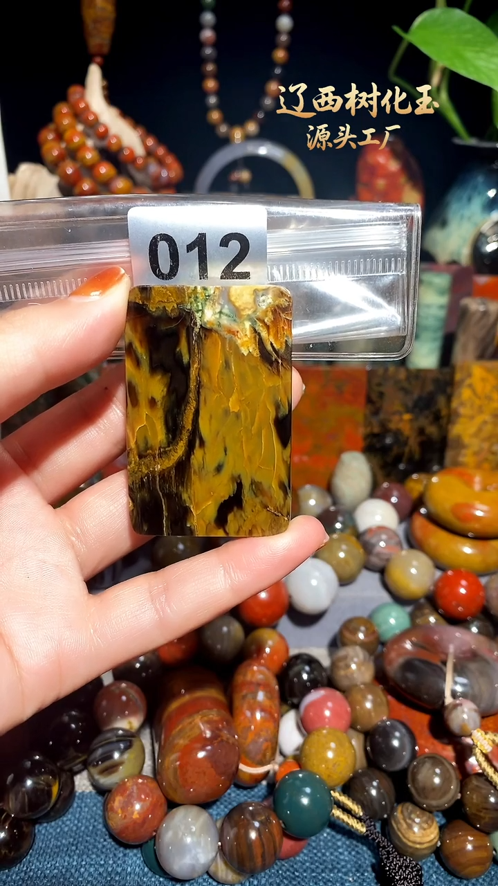 未镶嵌-硅化玉天然北票硅化玉吊坠