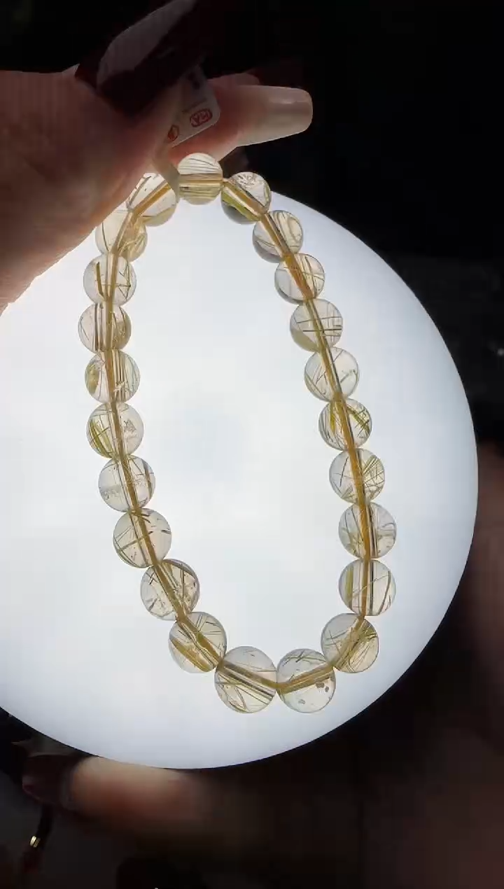 【闪购商品】水晶手串未镶嵌钛晶手串 M20009