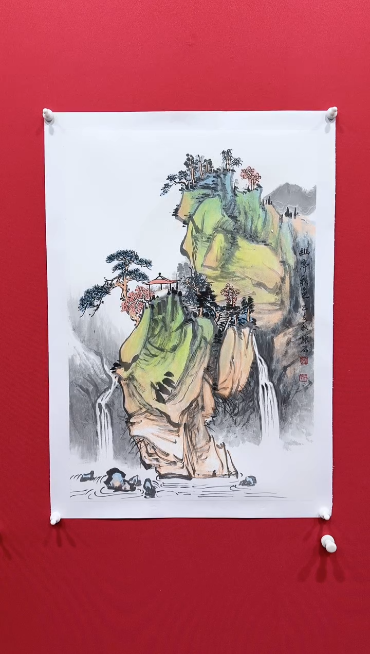 【闪购商品】国画李国民46*68........